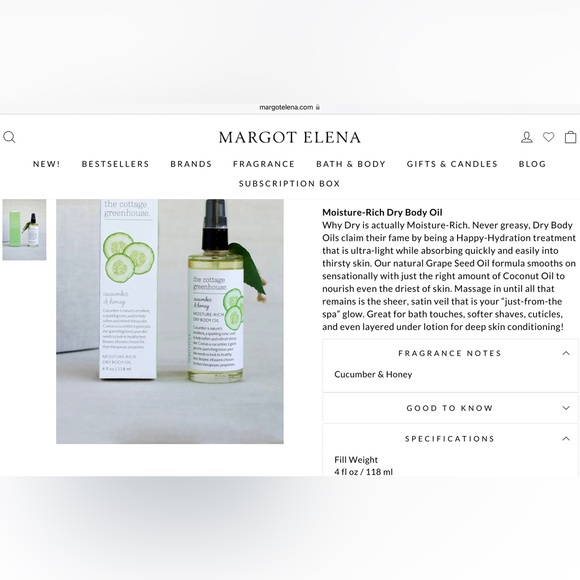 The Cottage Greenhouse Cucumber and Honey 3PC Set - Picture 4 of 5